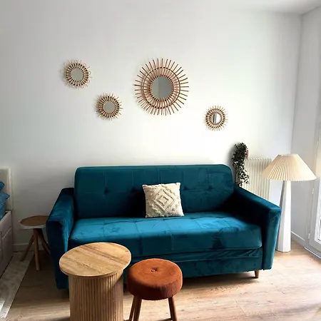 Luxe Chic Aux Buttes-aux-cailles A 5min Du Metro, Parking Prive Disponible